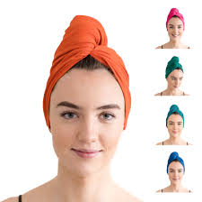 Cotton Jersey Hair Towel