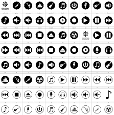 Download Font Bottons Music Pro 78 Icons Play Fast Forward Stop Eject Pause Ttf Otf Free Download Free El Fonts Download Fonts Ttf Fonts