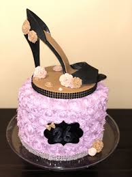 Happy Birthday Cake For Sister In Law Birthday Shoe Cake Cake Desserts Sister In Law Birthday