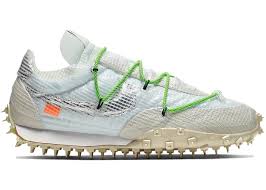 Nike Waffle Racer Off White White W In 2020 Nike Waffle Nike Waffle Racer Sneakers Men Fashion