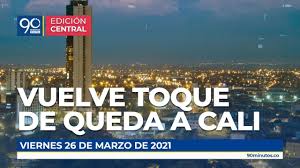 No tengo otra medida distinta a poner el toque de queda a partir de hoy, debido a que una serie de vándalos, desadaptados y delincuentes. Emision Central 26 03 2021 Vuelve Toque De Queda A Cali Youtube