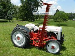 1952 Ford 8n Tractor 6 Foot Side Sickle Bar Mower Tractors Ford Tractors Vintage Tractors