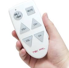Furthermore, its volume and mute buttons, coded blue, are positioned at the bottom right. Tek Pal Universal Remote Control Easy To Use And Easy To See