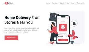 Appland is free and premium app landing page template specially designed for app landing, software and saas landing pages. Delivery Delivery App Free Landing Page Template Uideck