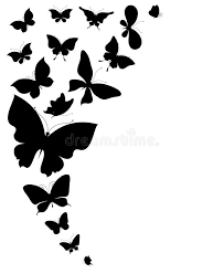 Black And White Stencil Butterfly Outline Black Butterfly Isolated On A White Stock Vector Image 95259482 Butterfly Outline Butterfly Outline Images Butterfly Stencil