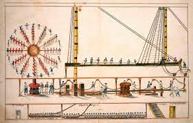 We will be hoisting the flag first thing in the morning. Hoisting Anchor And Stowing The Cable National Maritime Museum
