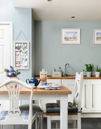 Duck Egg Blue Kitchen With White Cabinets The Room Edit Kitchen Wall Colors Blue Kitchen Walls Light Blue Kitchens