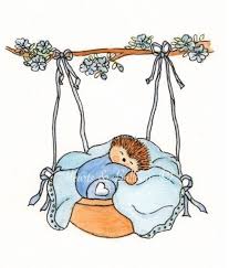 Rock A Bye Baby Hedgehog Hedgehog Art Baby Clip Art Cute Art