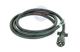 Extend your 5 pole trailer harness or replace the worn out plug by attaching a new 4ft section of harness with the male trailer side plug. Pre Wired Pigtail 7 Rv Harness Connector 8ft Length With Mal