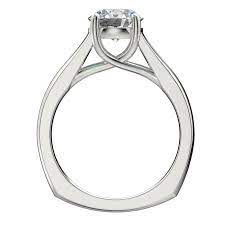 Cathedral Trellis Solitaire Euro Shank Engagement Ring Chr1133 895 00 Lab Created Simulated Diamonds Best Man Made Diamond Simulant Rings Man Made Diamonds Engagement Rings Diamond Simulant