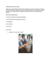 Cukup mudah diselenggarakan dan hanya memerlukan modal yang minima. Aktiviti Membuat Aiskrim Goyang