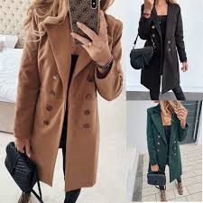 For more information, please call customer services on +44 (0) 20 8455 0005, or one of our stores. Winter Women Camel Coats Jackets Double Breasted Long Overcoat Plus Size Outwear