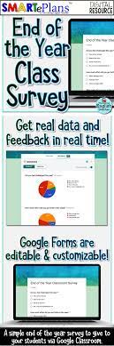 Digital End Of The Year Class Survey For Secondary Students School Technology Student Survey Student Technology