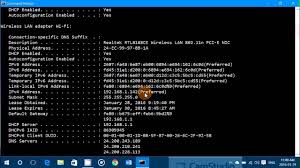Display the full tcp/ip configuration information for all network adapters. Windows Tips And Tricks Ipconfig Command To See If Internet Connection Is There When You Have Proble Youtube