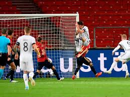 England trifft im nächsten match der em 2020 in wembley auf seinen alten feind, nachdem deutschland ein spätes tor erzielt, um sich in die deutschland mogelt sich ins achtelfinale gegen england. Liveticker Deutschland Spanien 1 1 1 Spieltag Uefa Nations League 2020 21 Kicker