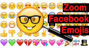 How To Zoom Facebook Emojis Youtube