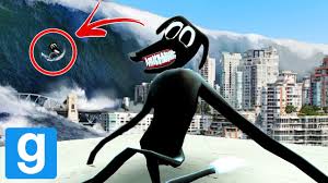 Cartoon Dog In A Tsunami Trevor Henderson Mobs Garry S Mod Sandbox Youtube