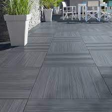Castorama Carrelage Terrasse Gris Anthracite 50 X 50 Cm Caillebotis 16 90 M2 Carrelage Terrasse Exterieur Carrelage Terrasse Terrasse Grise