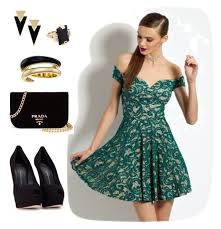 By Munira Salihovic Liked On Polyvore Featuring Giuseppe Zanotti Prada Yves Saint Off Shoulder Cocktail Dress Cocktail Dress Lace Short Lace Dress