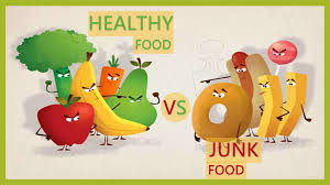 Junk food generally refers to foods that contribute lots of calories but little nutritional value. Healthy Food Vs Junk Food Prezentaciya Onlajn