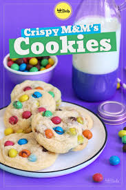 Gently place a generous amount of m&m's on top of cookie dough balls before baking. Crispy M M S Cookies Bake To The Roots