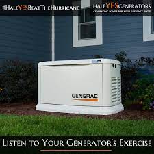 Listen For Your Generac Home Standby Generator To Perform Its Exercise In Most Cases This Is A 5 12 Generator House Standby Generators Whole House Generators