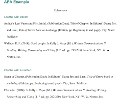 Explanation Example Apa Chapters Of Print Anthology Textbook With Editors With And Without Authors Libguides At State College Of Florida Sarasota Manatee