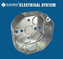 Steel Octagonal Box Junction Box Caja Octogonal Caja Metalica