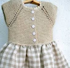 Onden Dugmeli Kolsuz Yari Orgu Kiz Cocuk Elbiseleri Baby Knitting Patterns Orgu Sirin Elbiseler