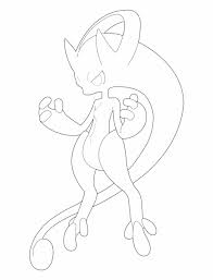 Mega mewtwo pokemon coloring pages. Mega Mewtwo Coloring Pages Line Art Transparent Png Download 330654 Vippng