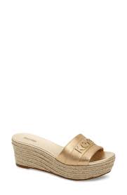 Michael Michael Kors Brady Platform Slide Sandal Women Nordstrom Womens Sandals Leather Shoes Woman Leather Sandals Women