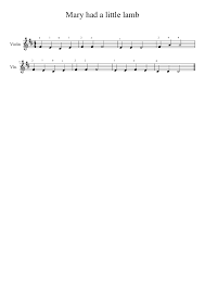 Right click and choose save link as to download the pdf files to your computer. 09 Mary Had A Little Lamb Sheet Music For Violin Solo Musescore Com