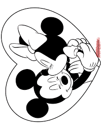 Each of these included free minnie mouse coloring pages was gathered from around the web. Minnie Kissing Romantic Mickey Mouse And Minnie Mouse Drawing Novocom Top