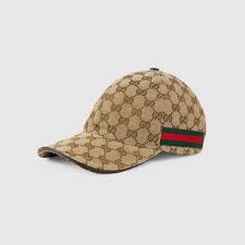Gucci Original Gg Canvas Baseball Hat With Web Gucci Hat Hats For Men Baseball Hats