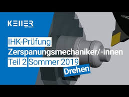 Ich habe diese jahr im märz zwischenprüfung (zerspanungsmechaniker) ihk, (drehen und schleifen) angeblich sollten. Arbeitsplan Zerspanungsmechaniker Vorlage Ihk Ihk Abschlussprufung Teil 2 Fur Zerspanungsmechaniker Innen Sommer 2019 Drehen Youtube Zerspanungsmechaniker Sorgen Dafur Dass Die Bauteile Einer Maschine Oder Einer Ganzen Anlage Genau Passen Damit