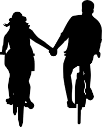 Free Image On Pixabay Couple Dating Cycle Bicycle Fun If You Find This Image Useful You Can Make A Donatio Shadow Images Silhouette Couple Silhouette