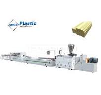 Máquina de extrusión de perfiles de marcos de puertas WPC ...