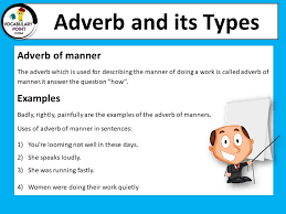 To be honest, i'm not sure what type of adverb it is. Adverb And Its Types Pdf Download Pdf Of All Kinds Of Adverb Vocabulary Point