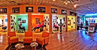 Get directions, reviews and information for salon 16 in denver, nc. Hair Salon In Denver Co Custom Interior Design Cool Eco Salon In The Denver Art District Salon Barbershop Art Gallery Boutique Best Salon Salons My Hair