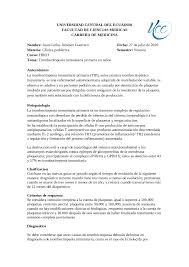 Diureticos tiacidicos, heparina, quinidina, fenitoina, sales de oro, etanol. Resumen Caso 4 Pediatria Docsity