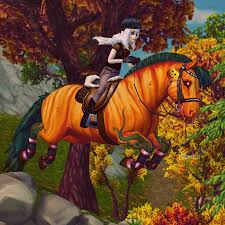 Ssooutfits Sso Starstableonline Starstable Magic Horse Photo Halloween Pumpkin Magicfjord Star Stable Horses Star Stable Horse Games