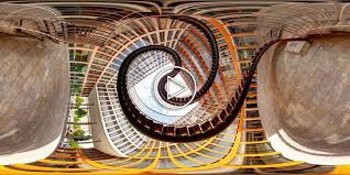 In eliasson's captivating installations you become aware of your senses, people around you and the world beyond. Die Endlose Treppe