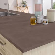 Tous les comptoirs sont fabriqués selon un design. Plan D Angle Stratifie Effet Beton Cire Marron Mat L 105 X P 105 Cm Ep 38 Mm Leroy Merlin