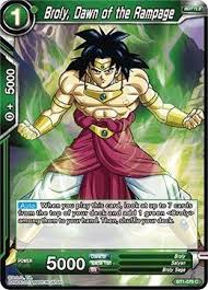 Dragon ball super ccg promotion cards price guide | tcgplayer. Amazon Com Dragon Ball Super Tcg Broly Dawn Of The Rampage Series 1 Booster Galactic Battle Series 1 Booster Galactic Battle Bt1 076 Toys Games