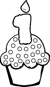 Cool 1st Birthday Cupcake Coloring Page Birthday Coloring Pages Happy Birthday Coloring Pages Cupcake Coloring Pages