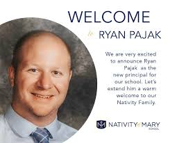Nativity of Mary is incredibly blessed to have secured a new Principal for  the school. As of Friday our interview team, which consisted of one of the  trustees, Fr. Nate Wells (who