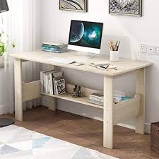 Chic Home Office Desk 40 Inch Modern Desktop Computer Desk Gaming Pc Laptop Desk Work Tabl In 2020 Wooden Computer Desks Simple Study Desk Home Office Furniture Desk