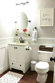 By moving elements within the same footprint, this powder room was upgraded to a beautiful guest bath. Very Small Half Bathroom Ideas Guest Bathroom Design Half Bathroom Decor Bathroom Design Small