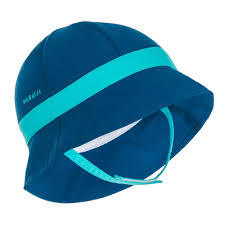 Chapeau Anti Uv Bebe Nageur Bleu Nabaiji Decathlon