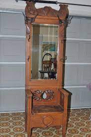 White/black hall tree,with shelves cabinet and four hooks,antique entryway bench,lockers storage bench,farmhouse furniture halltree. Hall Tree Storage Bench With Mirror Ideas On Foter